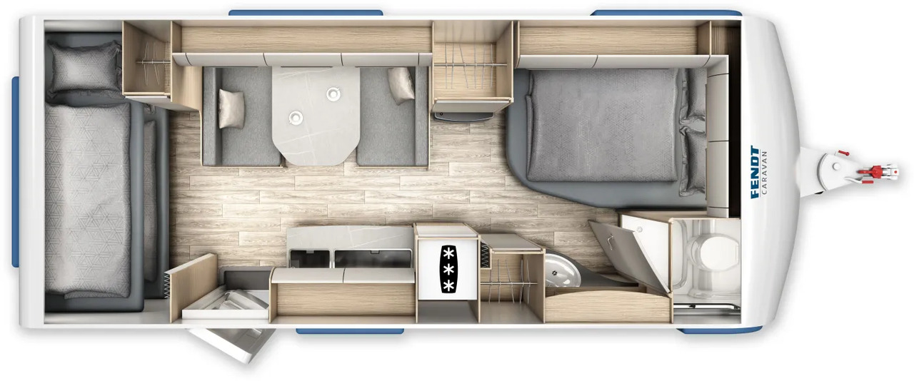 Fendt Bianco Selection 550 SKM Modell 2026 - Kamp prikolica: slika 2 Fendt Bianco Selection 550 SKM Modell 2026 - Kamp prikolica: slika 2