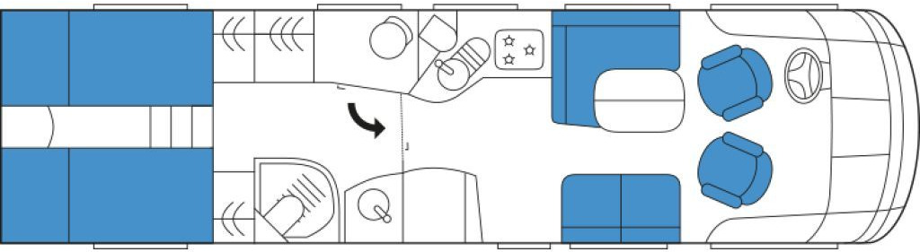 Niesmann + Bischoff Flair 920 BS (Sonderkonfiguration) - Integrisani kamper: slika 2 Niesmann + Bischoff Flair 920 BS (Sonderkonfiguration) - Integrisani kamper: slika 2