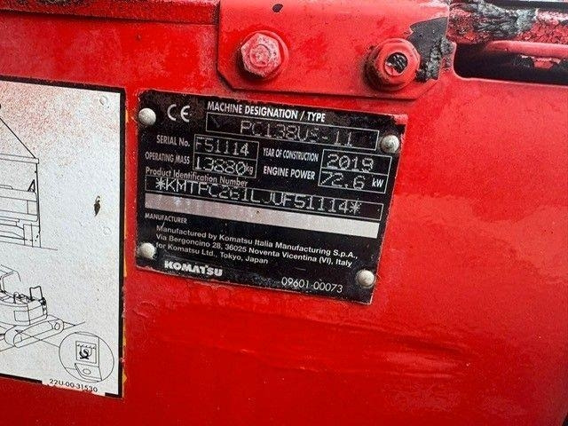 Komatsu 138US-11 - Bager guseničar: slika 5 Komatsu 138US-11 - Bager guseničar: slika 5