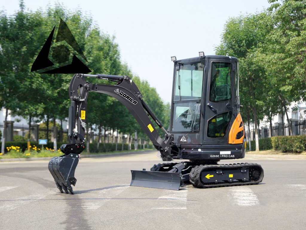 Pásový minibagr GORILA G26SE I PRO CAB - Mini bager: slika 3 Pásový minibagr GORILA G26SE I PRO CAB - Mini bager: slika 3