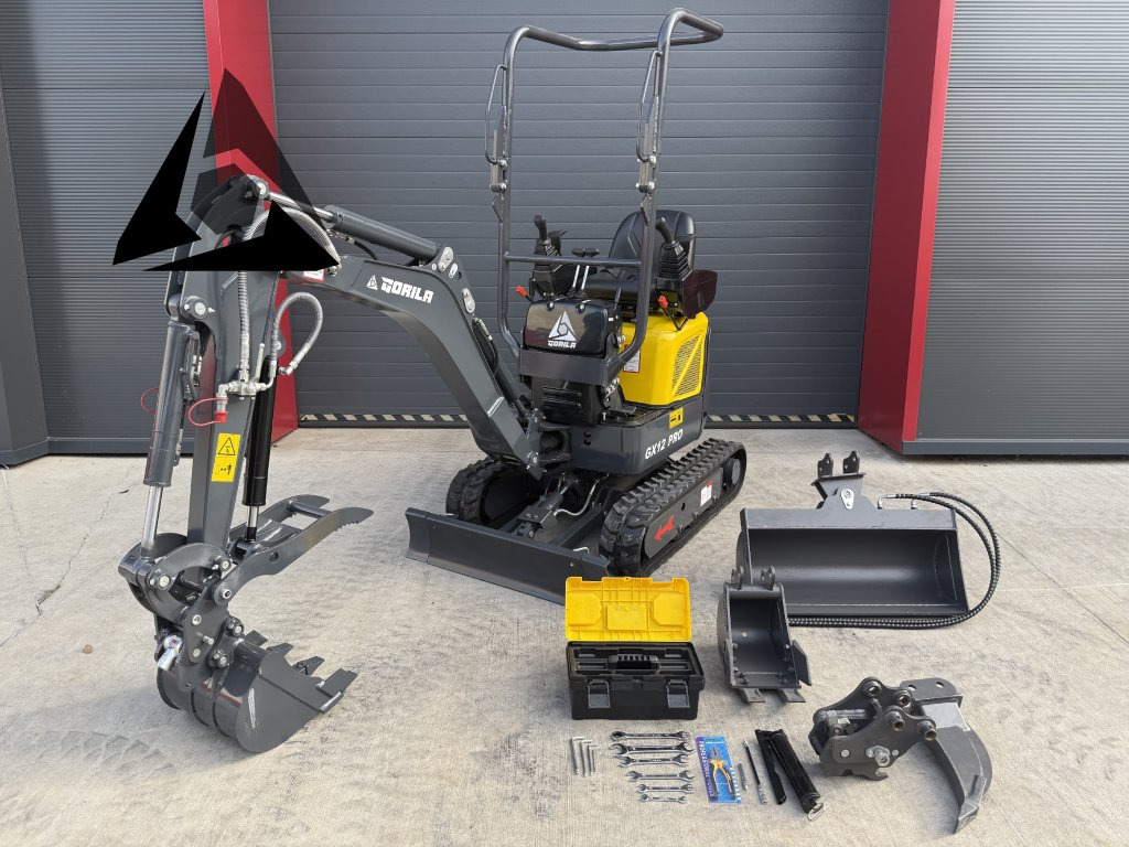 Pásový minibagr GORILA GX12 I PRO 2025 - Mini bager: slika 1 Pásový minibagr GORILA GX12 I PRO 2025 - Mini bager: slika 1