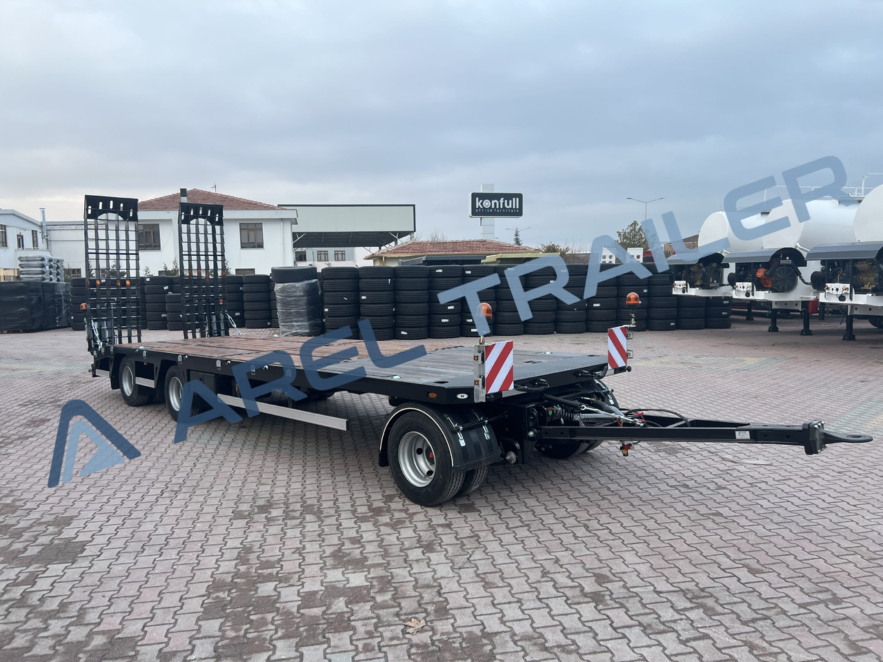 AREL TRAILER 2+1 AXLE DRAWBAR REMORQUE TRAILER - Niska prikolica za prevoz: slika 1 AREL TRAILER 2+1 AXLE DRAWBAR REMORQUE TRAILER - Niska prikolica za prevoz: slika 1