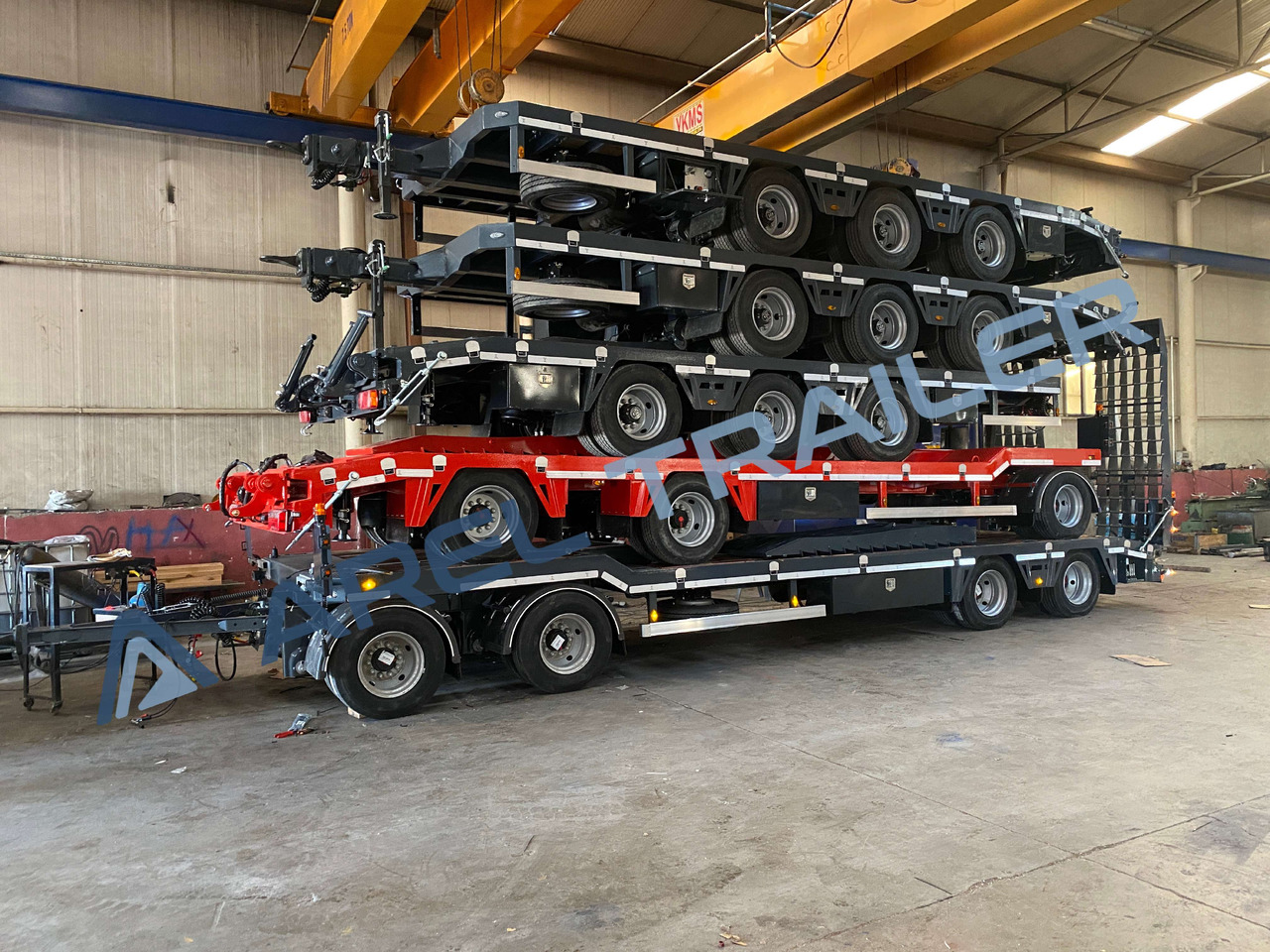AREL TRAILER 2+2 4 AXLE DRAWBAR REMORQUE TRAILER - Niska prikolica za prevoz: slika 2 AREL TRAILER 2+2 4 AXLE DRAWBAR REMORQUE TRAILER - Niska prikolica za prevoz: slika 2