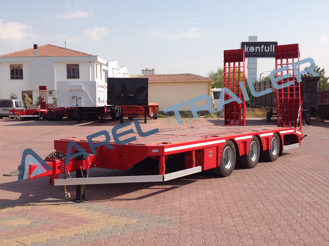 AREL TRAILER 3 AXLE TRIDEM CENTRE AXLE REMORQUE DRAWBAR - Niska prikolica za prevoz: slika 5 AREL TRAILER 3 AXLE TRIDEM CENTRE AXLE REMORQUE DRAWBAR - Niska prikolica za prevoz: slika 5