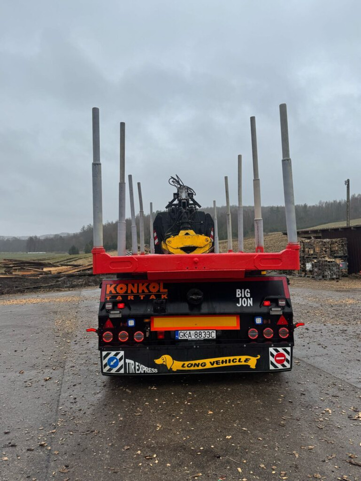 NACZEPA Z DŹWIGIEM DO DREWNA - Poluprikolica šticarka: slika 2 NACZEPA Z DŹWIGIEM DO DREWNA - Poluprikolica šticarka: slika 2