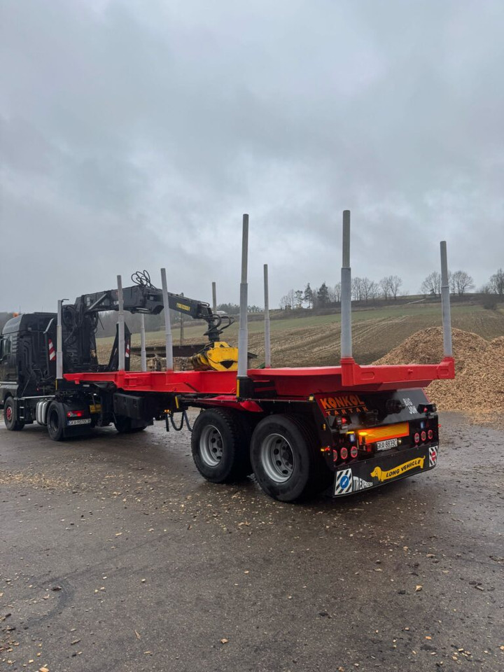 NACZEPA Z DŹWIGIEM DO DREWNA - Poluprikolica šticarka: slika 1 NACZEPA Z DŹWIGIEM DO DREWNA - Poluprikolica šticarka: slika 1