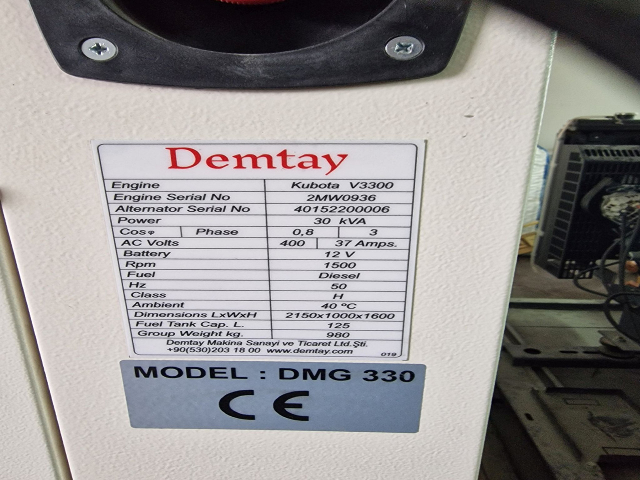 Kubota V3300 DMG 330 - Гаражна опрема: slika 2 Kubota V3300 DMG 330 - Гаражна опрема: slika 2