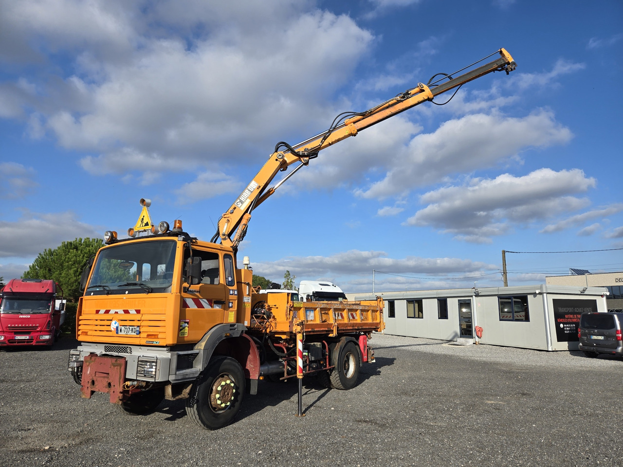 Renault G250 4x4 - Istovarivač, Kamion sa dizalicom: slika 1 Renault G250 4x4 - Istovarivač, Kamion sa dizalicom: slika 1