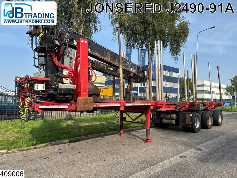 Billaud Chassis Wood transport, Jonsered, Extendable. - Poluprikolica šticarka: slika 1 Billaud Chassis Wood transport, Jonsered, Extendable. - Poluprikolica šticarka: slika 1