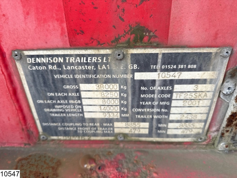 Poluprikolica za prevoz kontejnera/ Poluprikolica sa promenjivim sandukom Dennison Container 20 - 30 - 40FT: slika 9