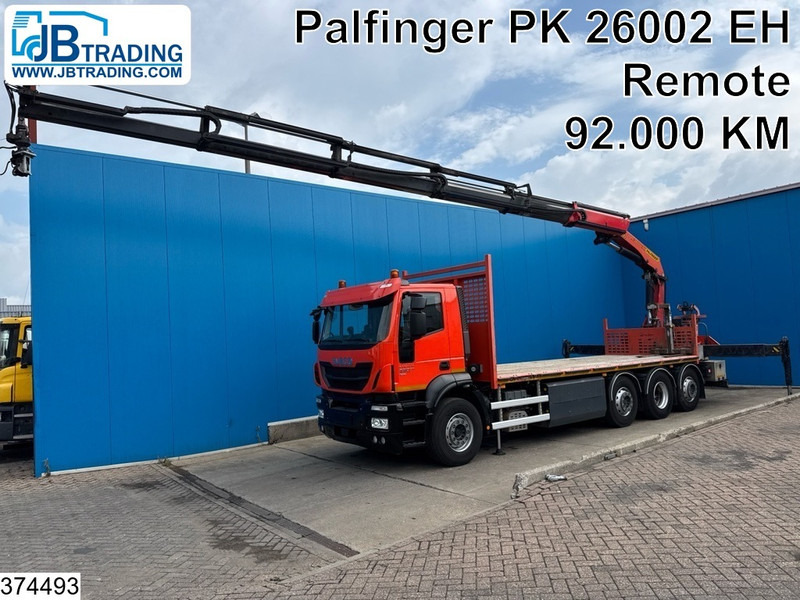 Iveco Stralis 330 CNG 8x2, CNG, Palfinger, Remote, 92.000KM - Kamion sa tovarnim sandukom, Kamion sa dizalicom: slika 1 Iveco Stralis 330 CNG 8x2, CNG, Palfinger, Remote, 92.000KM - Kamion sa tovarnim sandukom, Kamion sa dizalicom: slika 1