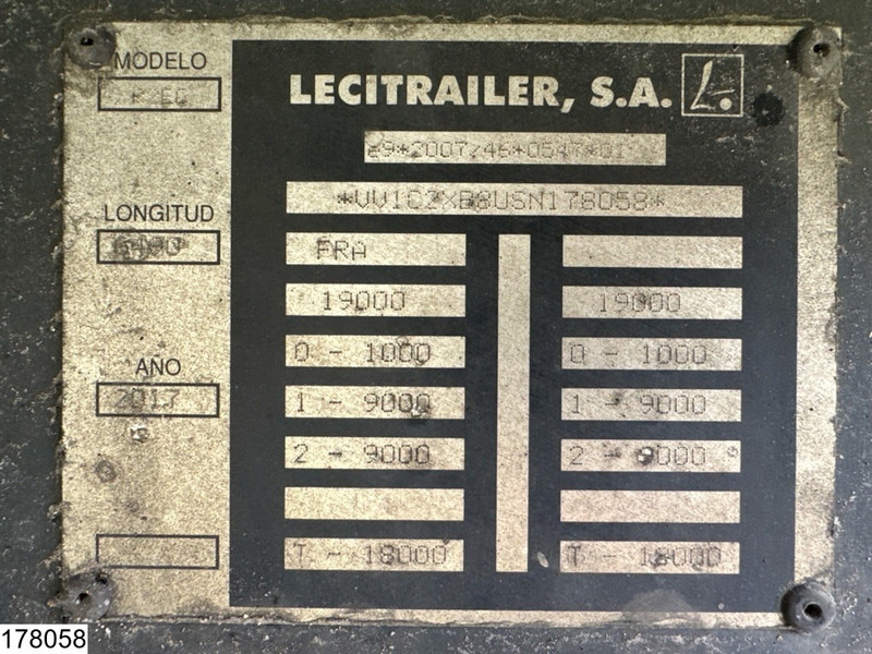 Lecitrailer Middenas Frigoblock EK 13 U - Prikolica hladnjače: slika 5 Lecitrailer Middenas Frigoblock EK 13 U - Prikolica hladnjače: slika 5