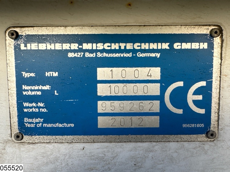 Liebherr Betonmixer Liebherr, 10m3 - Poluprikolica mikser: slika 5 Liebherr Betonmixer Liebherr, 10m3 - Poluprikolica mikser: slika 5