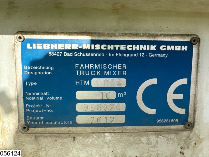 Liebherr Betonmixer Liebherr 10m3 - Poluprikolica mikser: slika 5 Liebherr Betonmixer Liebherr 10m3 - Poluprikolica mikser: slika 5