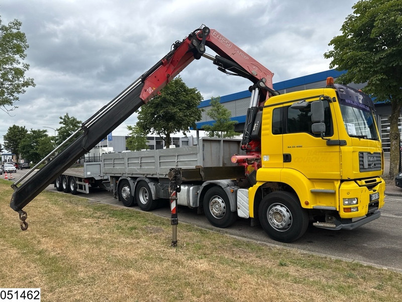 MAN TGA 35 400 8x2, Handgeschakeld, Fassi, Remote, Combi - Kamion sa tovarnim sandukom, Kamion sa dizalicom: slika 3 MAN TGA 35 400 8x2, Handgeschakeld, Fassi, Remote, Combi - Kamion sa tovarnim sandukom, Kamion sa dizalicom: slika 3
