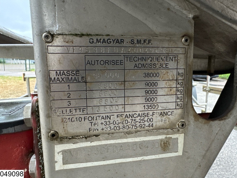 Magyar Chemie 22.500 Liter, 1 Comp - Poluprikolica cisterna: slika 4 Magyar Chemie 22.500 Liter, 1 Comp - Poluprikolica cisterna: slika 4