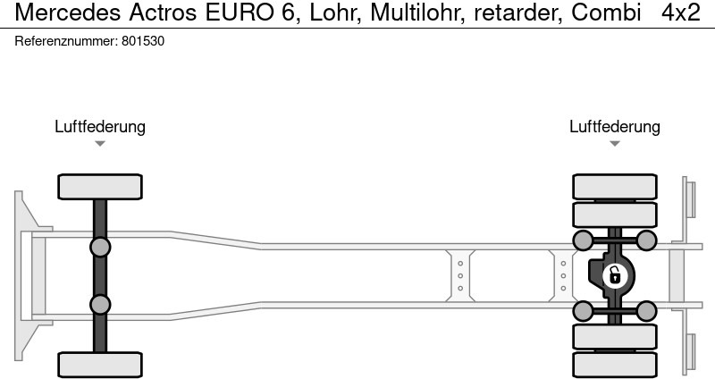 Kamion za prevoz automobila Mercedes-Benz Actros EURO 6, Lohr, Multilohr, retarder, Combi: slika 15