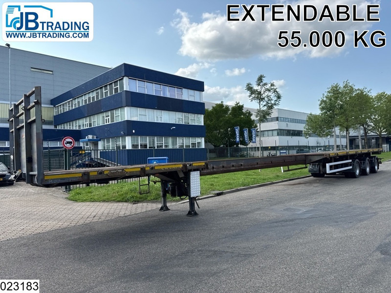Nooteboom open laadbak 55.000 KG, 21 Meter - Plato poluprikolica: slika 1 Nooteboom open laadbak 55.000 KG, 21 Meter - Plato poluprikolica: slika 1