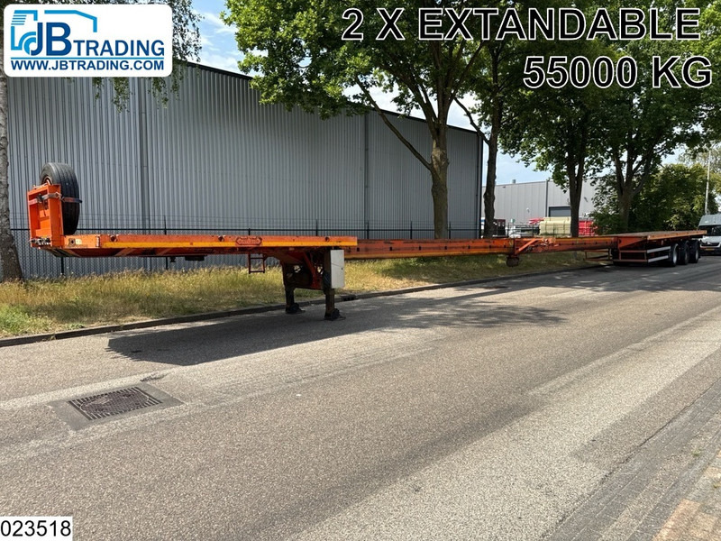 Nooteboom open laadbak 55000 KG, 28.95 m, 2 X Extandable - Plato poluprikolica: slika 1 Nooteboom open laadbak 55000 KG, 28.95 m, 2 X Extandable - Plato poluprikolica: slika 1