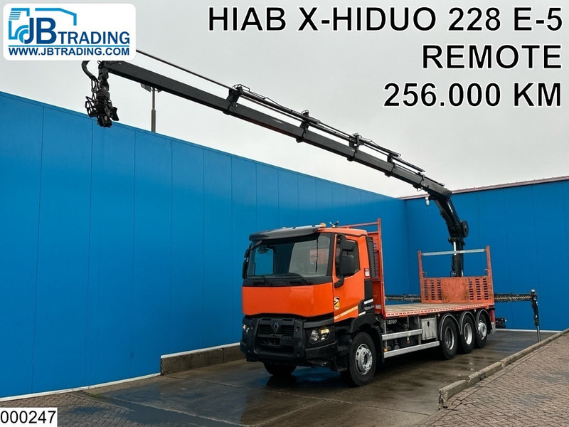 Renault C 430 8X4, EURO 6, HIAB, X-HIDUO 228 E-5 - Kamion sa tovarnim sandukom, Kamion sa dizalicom: slika 1 Renault C 430 8X4, EURO 6, HIAB, X-HIDUO 228 E-5 - Kamion sa tovarnim sandukom, Kamion sa dizalicom: slika 1