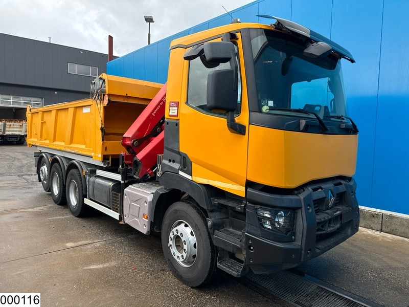 Renault C 430 8x4, EURO 6, HMF, Garnier - Istovarivač, Kamion sa dizalicom: slika 3 Renault C 430 8x4, EURO 6, HMF, Garnier - Istovarivač, Kamion sa dizalicom: slika 3