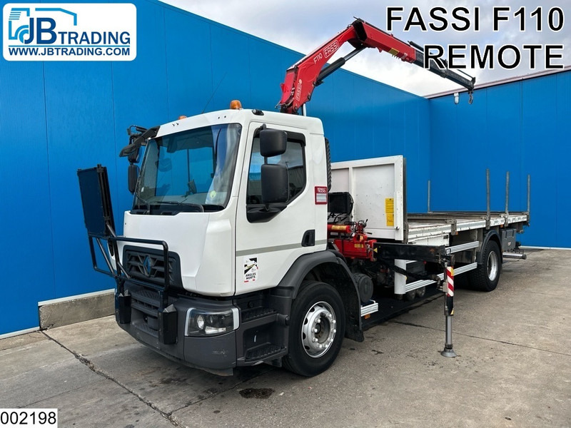 Renault D 19 280 EURO 6, Fassi, Remote - Kamion sa tovarnim sandukom, Kamion sa dizalicom: slika 1 Renault D 19 280 EURO 6, Fassi, Remote - Kamion sa tovarnim sandukom, Kamion sa dizalicom: slika 1
