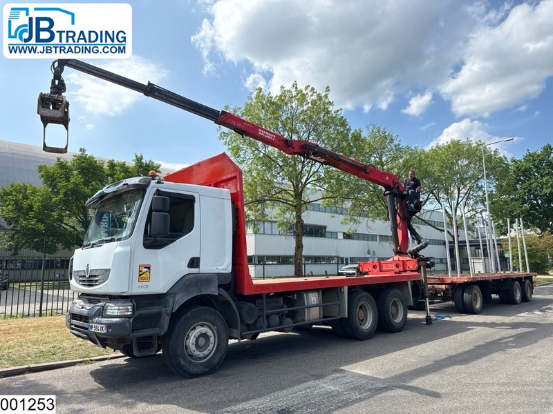 Renault Kerax 450 Dxi 6x4, Manual, Steel, Palfinger, Combi - Šticar, Kamion sa dizalicom: slika 1 Renault Kerax 450 Dxi 6x4, Manual, Steel, Palfinger, Combi - Šticar, Kamion sa dizalicom: slika 1