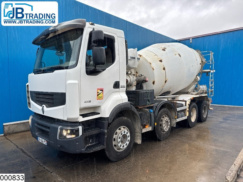 Renault Lander 430 Dxi 8x4, EURO 5, Liebherr, 9m3 - Mikser za beton: slika 1 Renault Lander 430 Dxi 8x4, EURO 5, Liebherr, 9m3 - Mikser za beton: slika 1