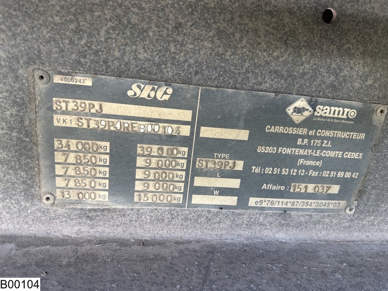 Samro gesloten bak Mega, Jumbo - Poluprikolica sa zatvorenim sandukom: slika 4 Samro gesloten bak Mega, Jumbo - Poluprikolica sa zatvorenim sandukom: slika 4