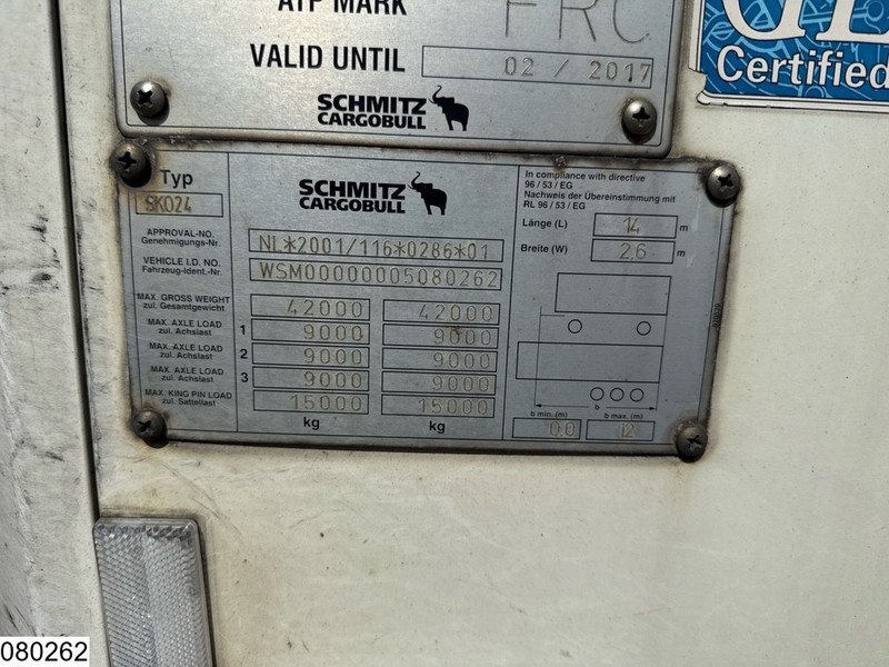 Schmitz Cargobull Koel vries Carrier Vector 1550, Dhollandia - Poluprikolica hladnjače: slika 3 Schmitz Cargobull Koel vries Carrier Vector 1550, Dhollandia - Poluprikolica hladnjače: slika 3