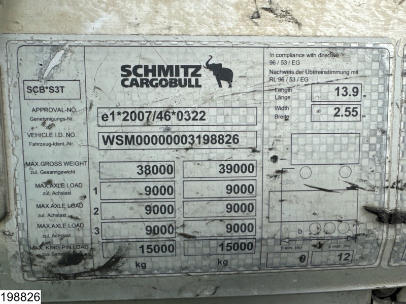 Schmitz Cargobull Tautliner Dhollandia - Poluprikolica sa ceradom: slika 4 Schmitz Cargobull Tautliner Dhollandia - Poluprikolica sa ceradom: slika 4