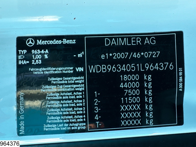 Tegljač Mercedes-Benz Actros 1843 EURO 6, Hydrauliek, Retarder, LOHR: slika 7 Tegljač Mercedes-Benz Actros 1843 EURO 6, Hydrauliek, Retarder, LOHR: slika 7