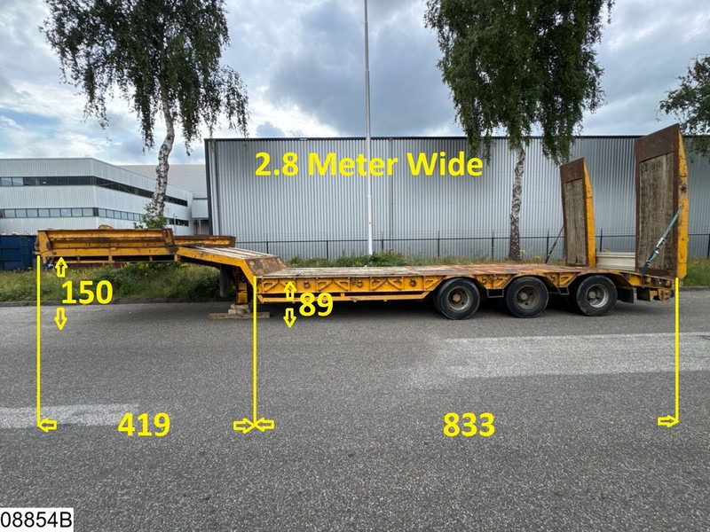 Trax Lowbed 53.000 KG - Niska poluprikolica za prevoz: slika 2 Trax Lowbed 53.000 KG - Niska poluprikolica za prevoz: slika 2