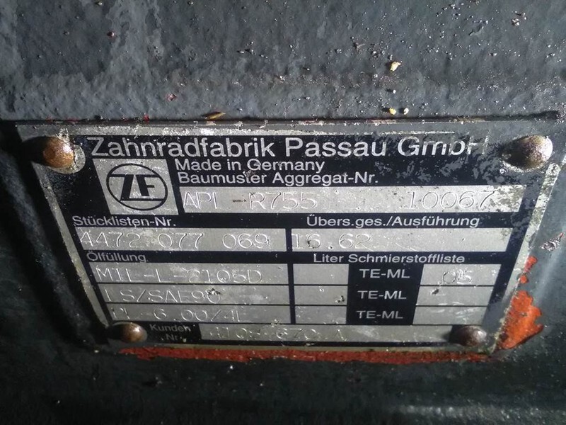 Osovina i delovi za Građevinska mašina Ahlmann AZ14-ZF APL-R755-4472077069/4108760A-Axle/Achse/As: slika 7