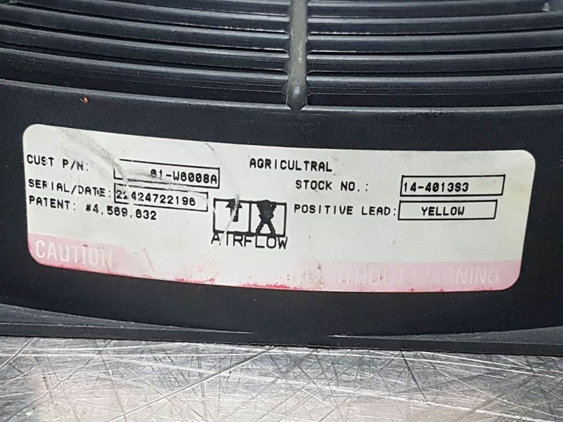 Ahlmann AZ210E-Spal 12VDC-Fan/Lüfter/Ventilator - Električni sistem za Građevinska mašina: slika 4 Ahlmann AZ210E-Spal 12VDC-Fan/Lüfter/Ventilator - Električni sistem za Građevinska mašina: slika 4