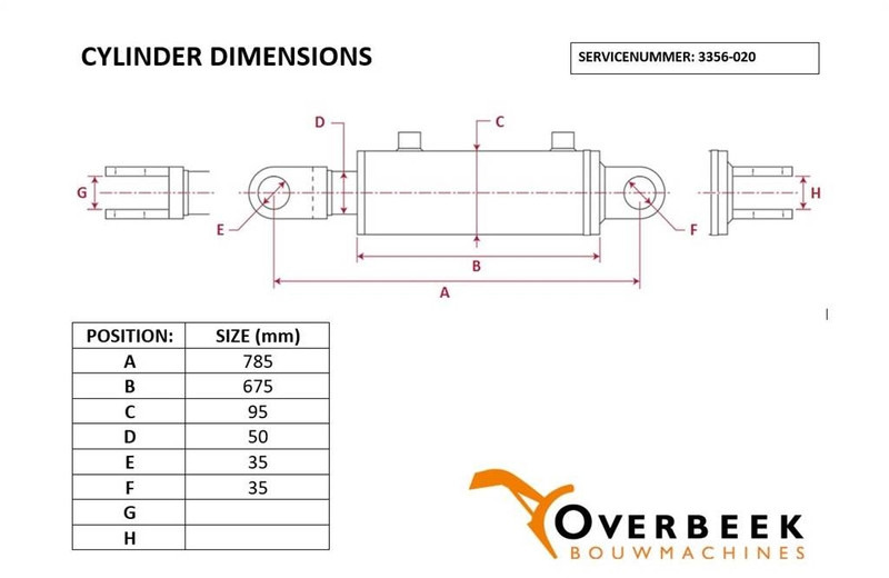 Atlas 52 D - Tilt cylinder/Kippzylinder/Nijgcilinder - Hidraulika za Građevinska mašina: slika 4 Atlas 52 D - Tilt cylinder/Kippzylinder/Nijgcilinder - Hidraulika za Građevinska mašina: slika 4