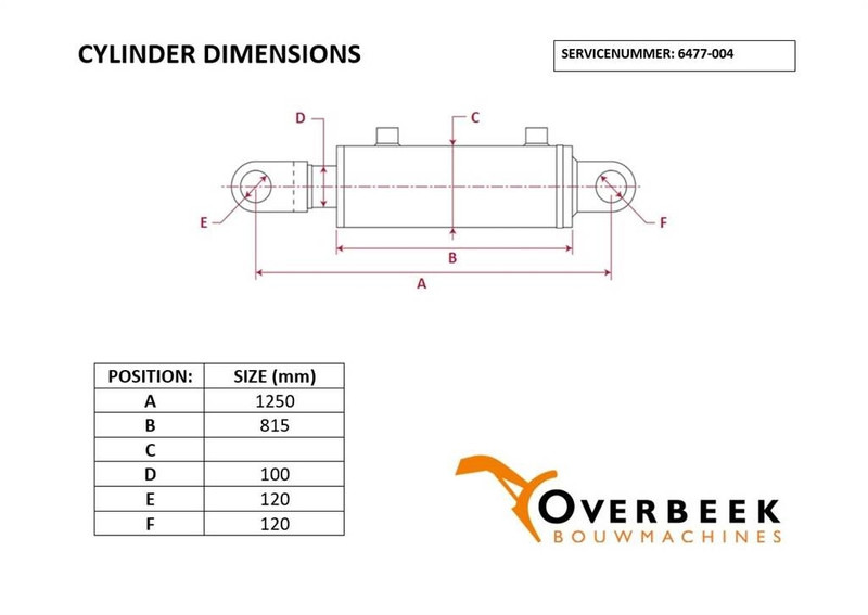 Komatsu WA470/480 - Cylinder/Zylinder/Cilinder - Hidraulika za Građevinska mašina: slika 4 Komatsu WA470/480 - Cylinder/Zylinder/Cilinder - Hidraulika za Građevinska mašina: slika 4
