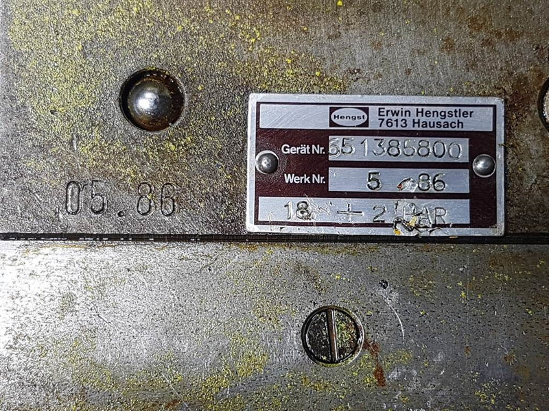 Kramer 312-Hengst 651385800-Valve/Ventile/Ventiel - Hidraulika za Građevinska mašina: slika 3 Kramer 312-Hengst 651385800-Valve/Ventile/Ventiel - Hidraulika za Građevinska mašina: slika 3