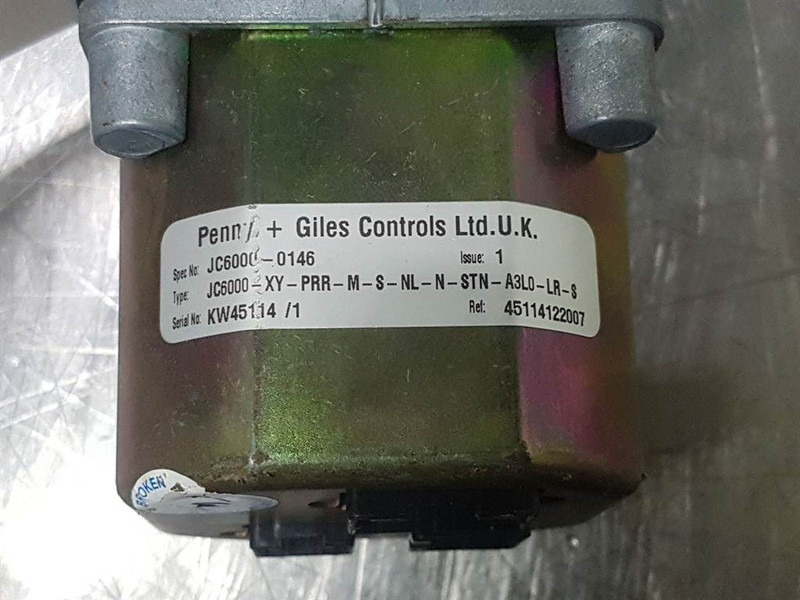 Penny + Giles Controls JC6000-Joystick/Steuergriff - Električni sistem za Građevinska mašina: slika 5 Penny + Giles Controls JC6000-Joystick/Steuergriff - Električni sistem za Građevinska mašina: slika 5