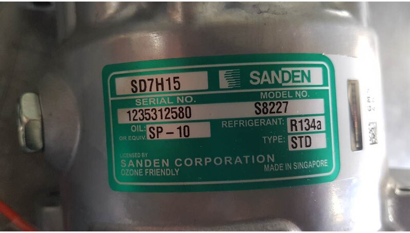 SANDEN SD7H15-S8227-Compressor/Kompressor/Aircopom - Motor i delovi za Građevinska mašina: slika 3 SANDEN SD7H15-S8227-Compressor/Kompressor/Aircopom - Motor i delovi za Građevinska mašina: slika 3