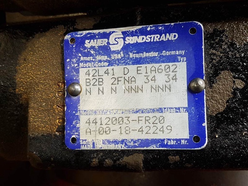 Sauer Sundstrand 42L41DE1A602B2B - Drive pump/Fahr - Hidraulika: slika 4 Sauer Sundstrand 42L41DE1A602B2B - Drive pump/Fahr - Hidraulika: slika 4