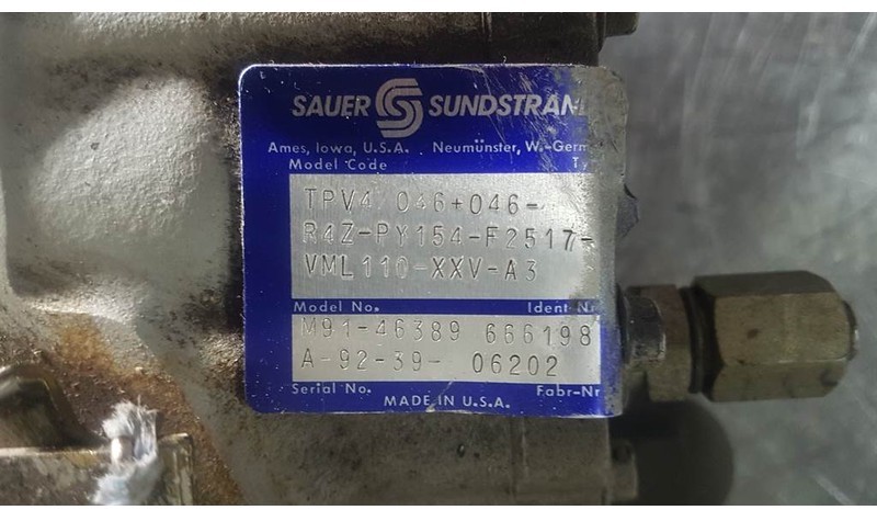 Sauer Sundstrand TPV4/046+046-R4Z - Drive pump - Hidraulika: slika 3 Sauer Sundstrand TPV4/046+046-R4Z - Drive pump - Hidraulika: slika 3