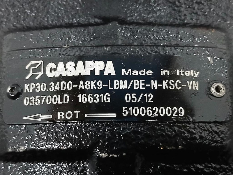 Terex TL120-5100620029-Casappa KP30.34D0-Gearpump - Hidraulika za Građevinska mašina: slika 5 Terex TL120-5100620029-Casappa KP30.34D0-Gearpump - Hidraulika za Građevinska mašina: slika 5