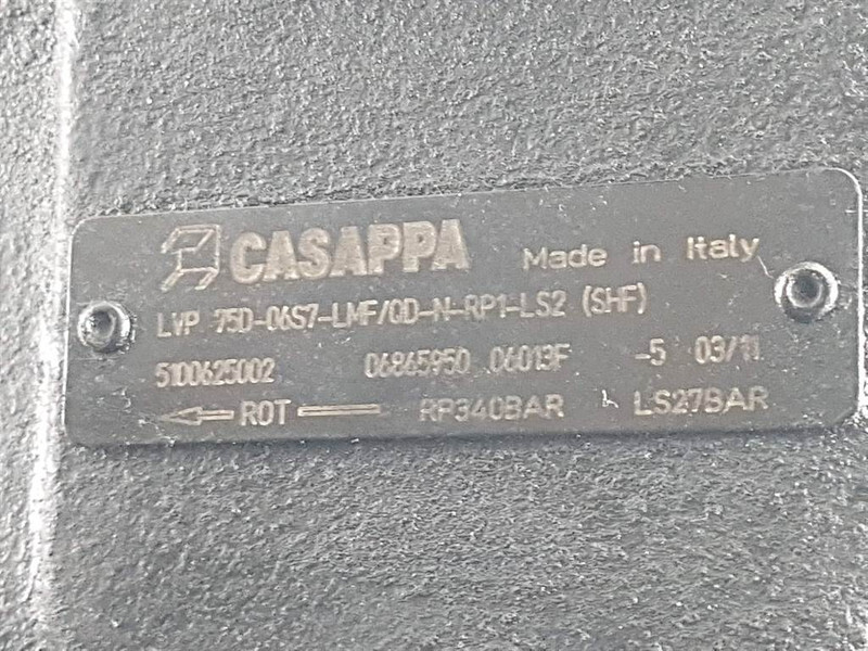 Terex TL210-5100625002-Casappa LVP75D-Load sensing pump - Hidraulika za Građevinska mašina: slika 4 Terex TL210-5100625002-Casappa LVP75D-Load sensing pump - Hidraulika za Građevinska mašina: slika 4