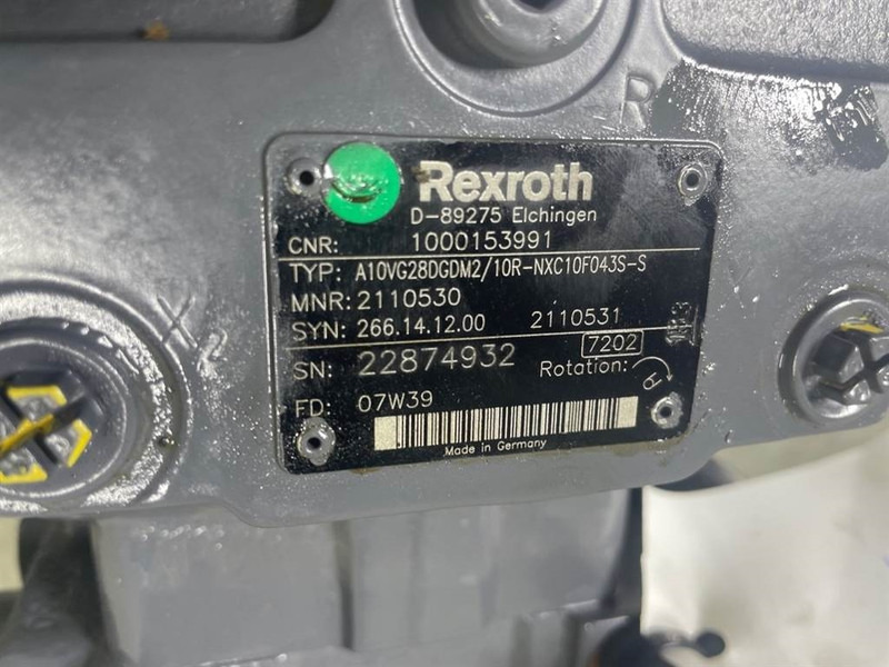 WACKER NEUSON 1000153991-Rexroth A10VG28DGDM2/10R-Drive pump - Hidraulika za Građevinska mašina: slika 4 WACKER NEUSON 1000153991-Rexroth A10VG28DGDM2/10R-Drive pump - Hidraulika za Građevinska mašina: slika 4