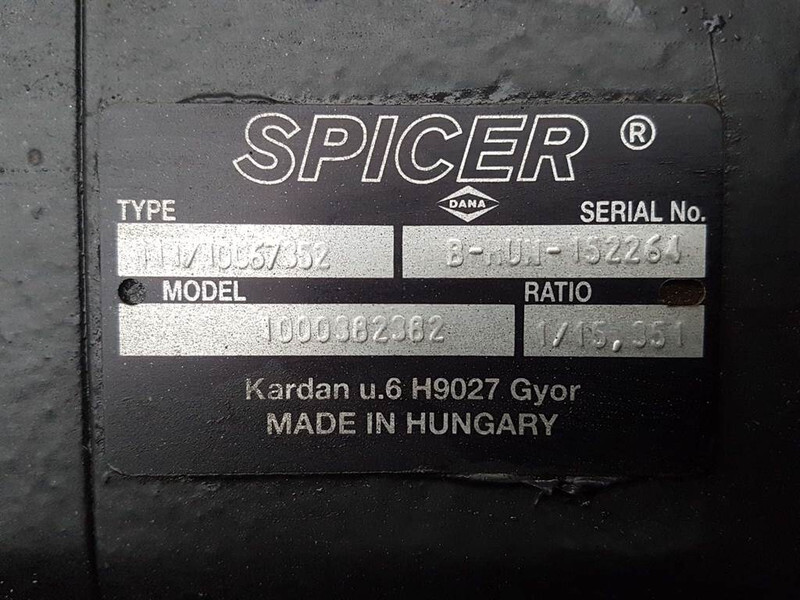 Osovina i delovi za Građevinska mašina novi WACKER NEUSON -Spicer Dana 111/10067352-Axle/Achse/As: slika 6