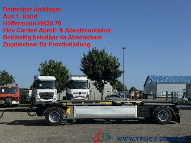 Hüffermann HK20.70 Flex/Kombi Carrier/ Abroll Absetzcont. - Abrol/ Autopodizač prikolica: slika 1 Hüffermann HK20.70 Flex/Kombi Carrier/ Abroll Absetzcont. - Abrol/ Autopodizač prikolica: slika 1