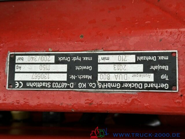 Unimog Dücker Mähkombination RSM Mäher Ausleger DUA800 - Kamion: slika 5 Unimog Dücker Mähkombination RSM Mäher Ausleger DUA800 - Kamion: slika 5