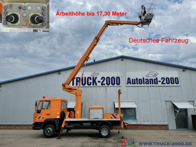 MAN 8.163 Ruthmann 17.3 m Arbeitshöhe 10 m seitlich - Vazdušna platforma montirana na kamion: slika 1 MAN 8.163 Ruthmann 17.3 m Arbeitshöhe 10 m seitlich - Vazdušna platforma montirana na kamion: slika 1