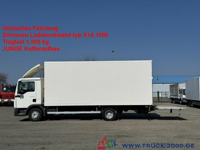 MAN TGL 8.180 Ladebordwand Sörensen 1.000 kg - Dostavno vozilo sa zatvorenim sandukom: slika 1 MAN TGL 8.180 Ladebordwand Sörensen 1.000 kg - Dostavno vozilo sa zatvorenim sandukom: slika 1